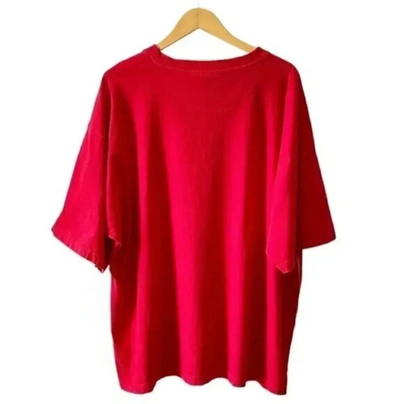 NHL Blueline Chicago Blackhawks T-Shirt Hockey Red Black Size 2XL - Picture 2 of 15